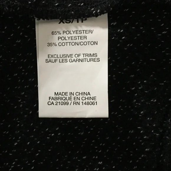 XS cardigan coat jacket marled grey pockets EUC - Picture 7 of 15